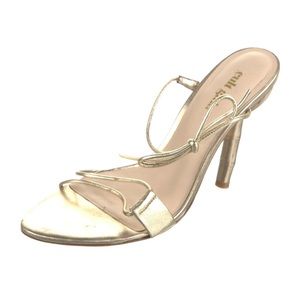 Cult Gaia Gold Sandals